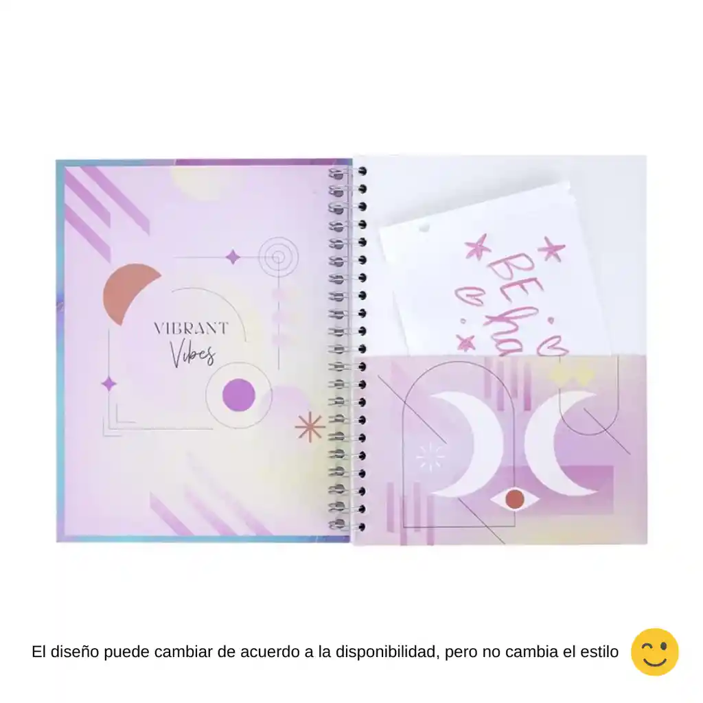 Cuaderno 5 Materias Argollado Grande Femenino