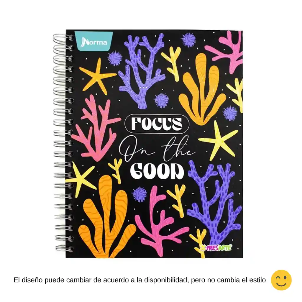 Cuaderno 5 Materias Argollado Grande Femenino