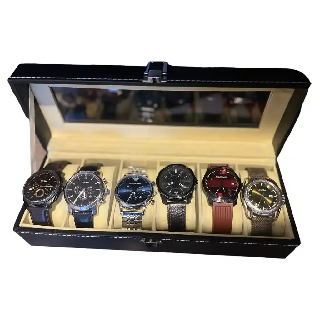 Estuche Caja Organizadora 6 Relojes