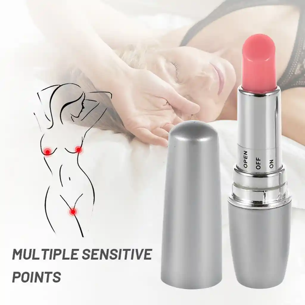 Labial Vibrador Estimulador De Clítoris Pezones + Baterias