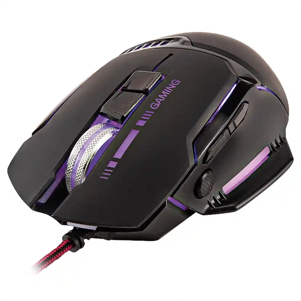 Mouse Óptico 3d, Xtech Xtm-720 Combative, 8 Botones, 7200 Dpi