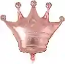 1 Globo De Corona Para Princesa Metalizado De Color Oro Rosa