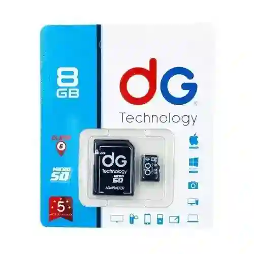 Tarjeta Memoria Micro Sd Dg Technology Clase 10 8gb