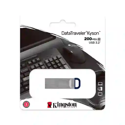 Memoria Kingston Usb Tipo A 128gb Data Traveler Kyson