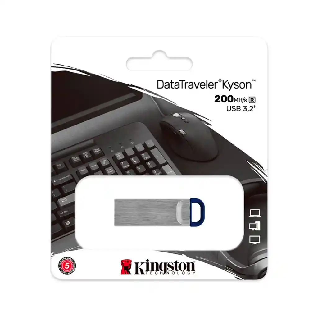 Memoria Kingston Usb Tipo A 128gb Data Traveler Kyson