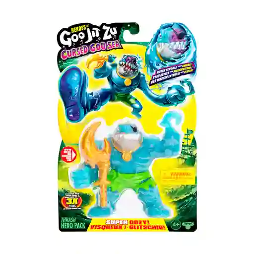 Goo Jit Zu Cursed Sea Heroe Graplock Hero Pack Squishy