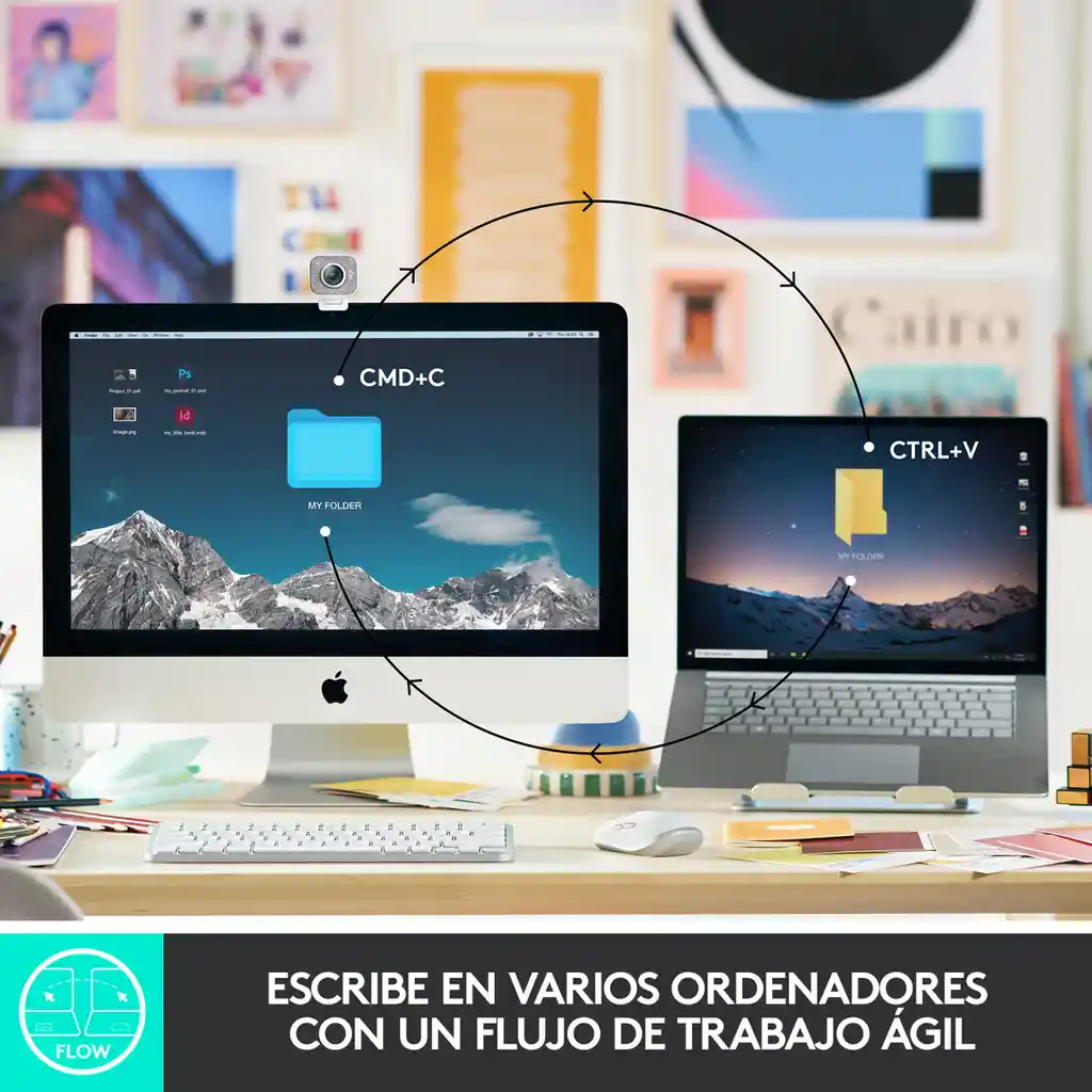 Teclado Avanzado Logitech Mx Keys Mini Iluminado Recargable Gris