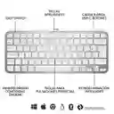 Teclado Avanzado Logitech Mx Keys Mini Iluminado Recargable Gris