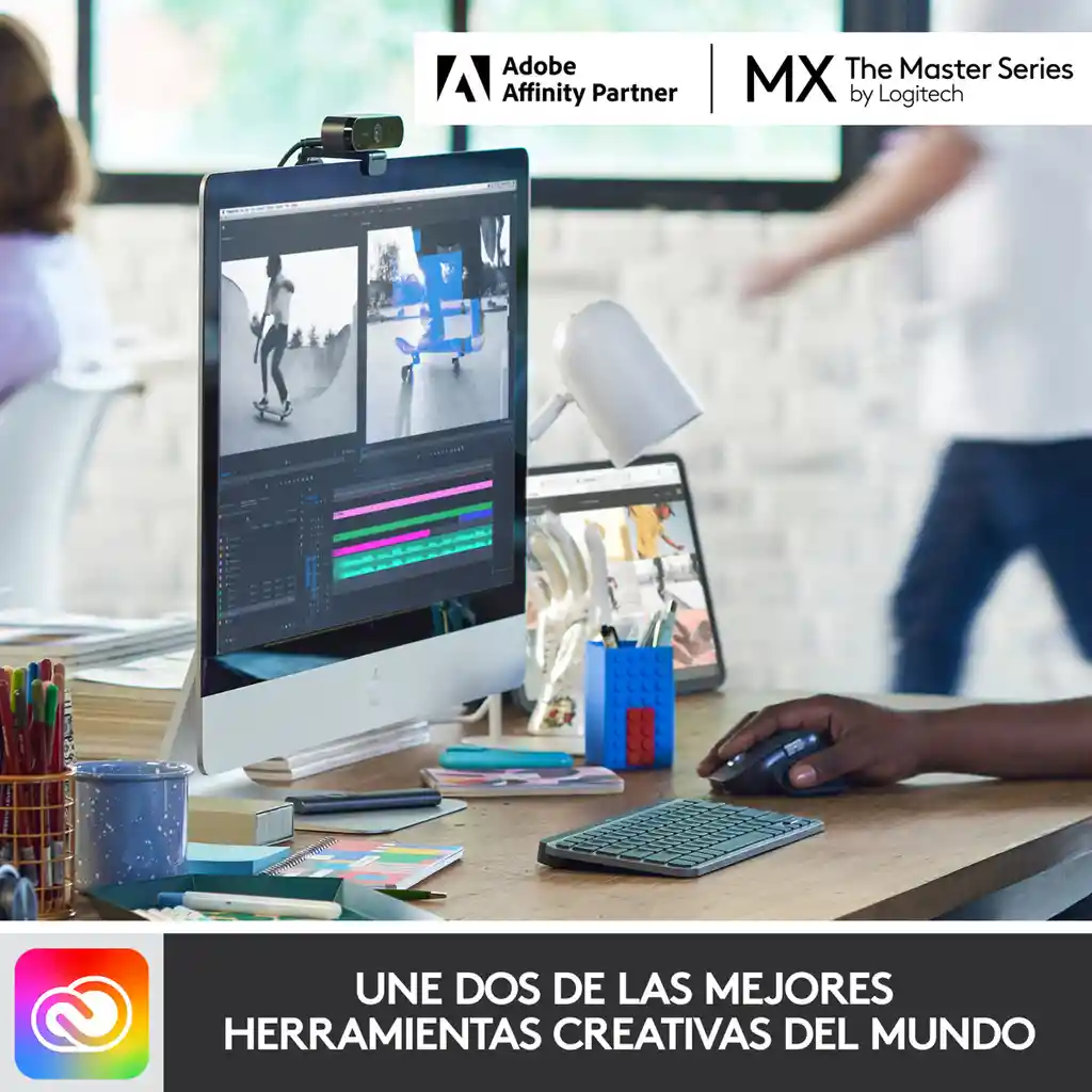 Teclado Avanzado Logitech Mx Keys Mini Iluminado Recargable Gris