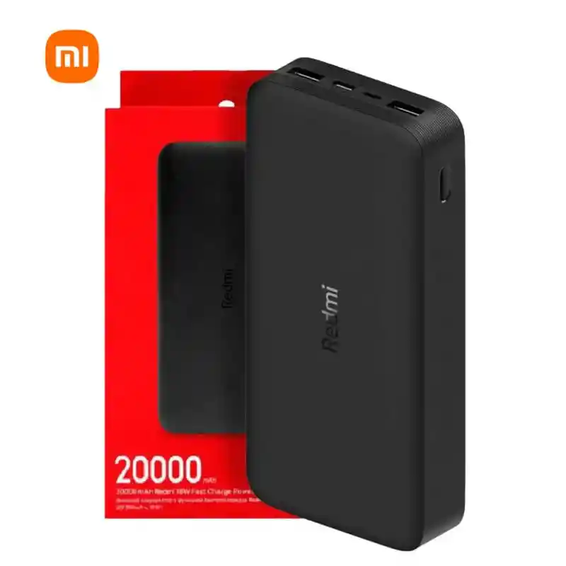 Xiaomi Redmi Power Bank 20000mah Carga Rapida 18w