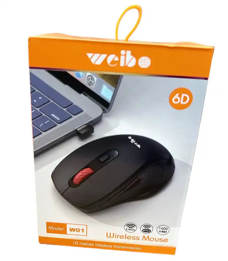 Mouse Inalambrico Hasta 10 Mt De Transmision 2.4g