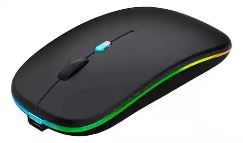 Mouse Gamer Inalambrico Negro Rf-6800 (2,4ghz Wireless. Bt 5.0)