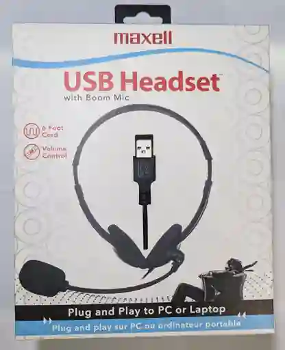 Diadema Audifonos Con Puerto Usb Para Portatil Y Pc