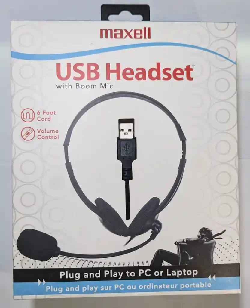 Diadema Audifonos Con Puerto Usb Para Portatil Y Pc