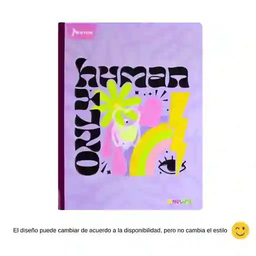 Cuaderno Cosido Rayado Norma Femenino Con Stickers