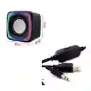 Parlante Para Pc 3.5mm Usb Jaltech C6 Led Rgb Bluetooth