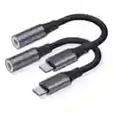 Adaptador De Audio Tipo C A Jack 3.5mm Pronix Nixc-29
