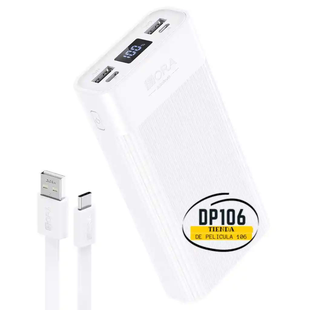 Power Bank / Bateria Portatil 20000mah Carga Rápida 1hora