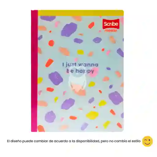 Cuaderno Scribe Master Rayado 100h Femenino