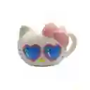 Mug Pocillo 3d Hello Kitty Gafas Corazón