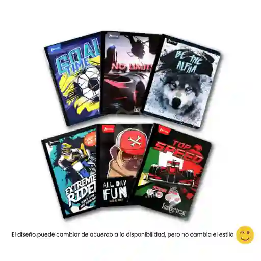 Cuaderno Cosido Cuadriculado Imágenes 100h Norma Masculino