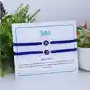 Set Pulseras De Proteccion Ojo Turco Tejidas Para Compartir