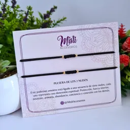 Set Pulseras De Protección 7 Nudos Para Compartir