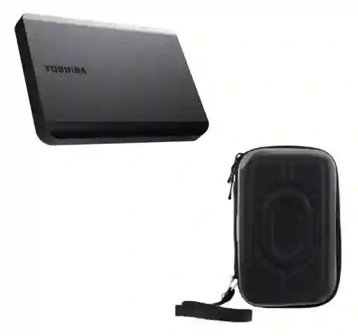 Toshiba Disco Duro Externo2tb Teras + Estuche Antigolpe Ifans