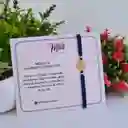 Pulsera Tejida Medalla De San Benito - Manilla De Protección Color A Elección