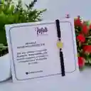 Pulsera Tejida Medalla De San Benito - Manilla De Protección Color A Elección