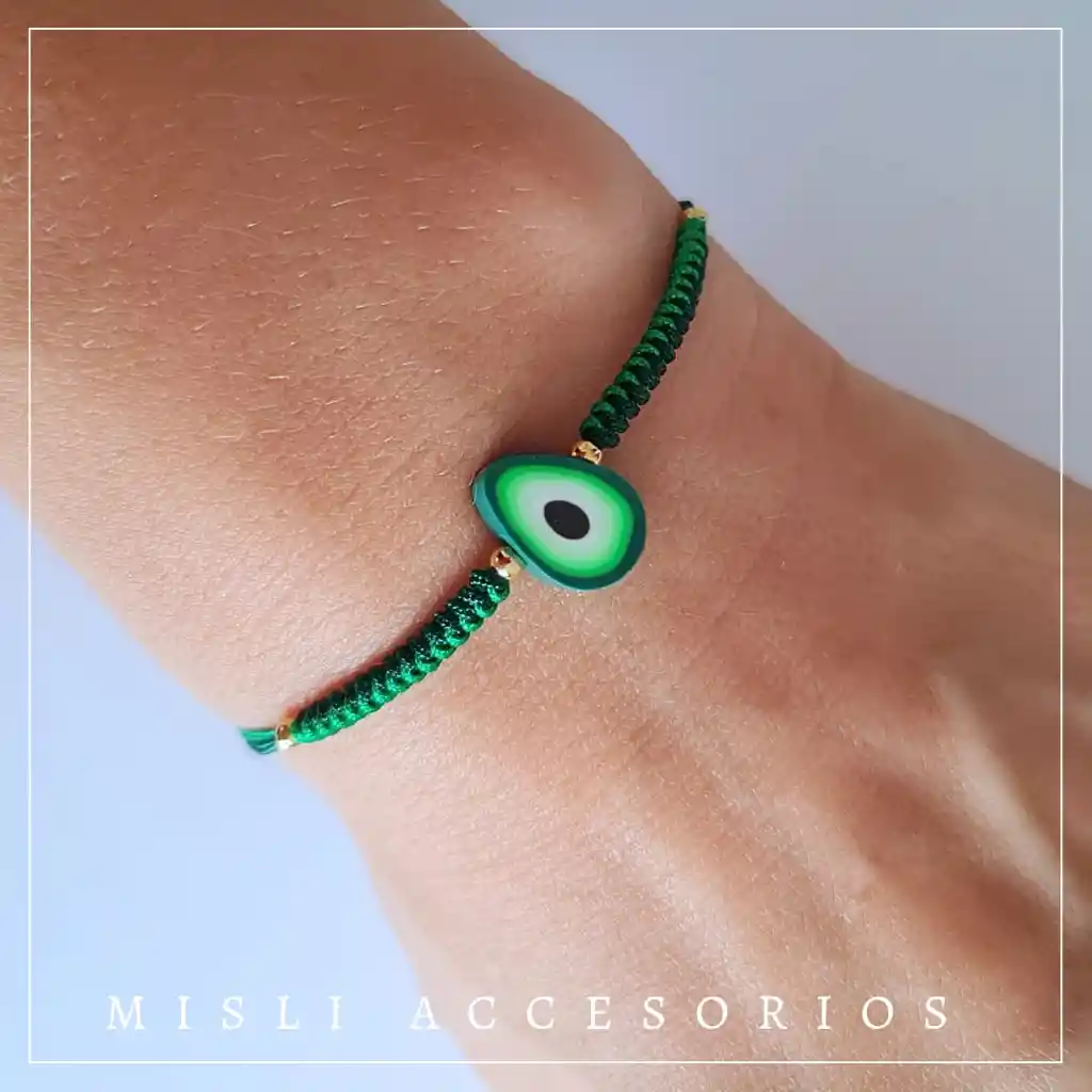 Pulseras Tejidas Aguacates - Manillas Bicolor Para Compartir