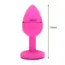 Plug Anal Fucsia Tapon Cola Diamante Juguete 26495-57