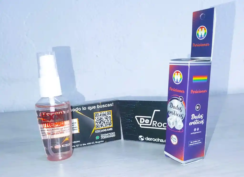 Juego De Dados Eroticos + Lubricante Dilatador Anal 30ml