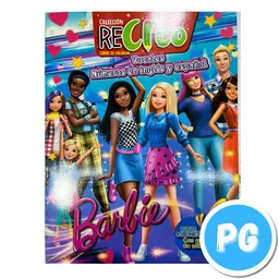 Libro Para Colorear Barbie Vocales Numeros Y Abecedario