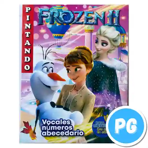 Libro Para Colorear Frozen Vocales Numeros Y Abecedario