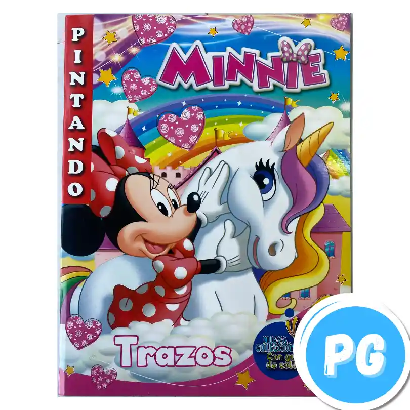 Libro Para Colorear Minnie Mouse Vocales Numeros Y Abecedario