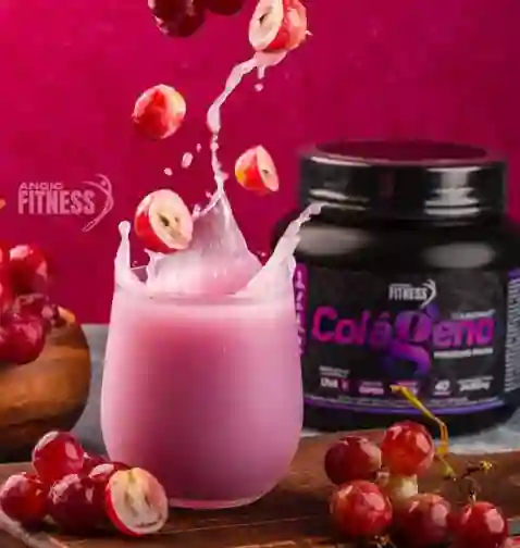 Colageno Hidrolizado Marino Frutos Rojos 1200gr (angic Fitness)