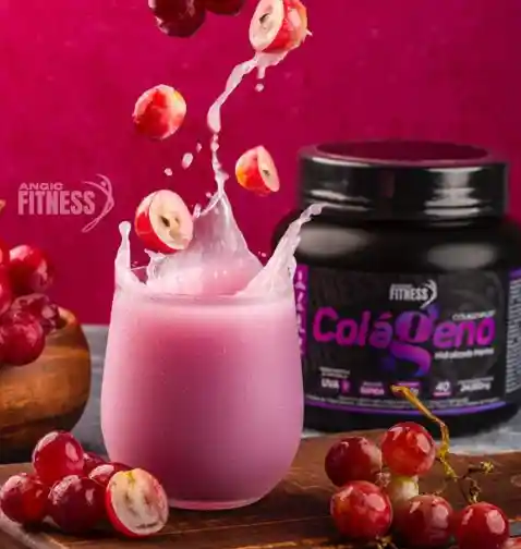 Colageno Hidrolizado Marino Frutos Rojos 1200gr (angic Fitness)