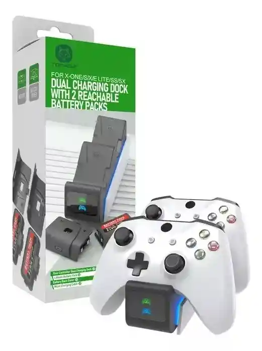 Cargador Dual Con Indicador De Carga Compatible Con Control Xbox One