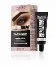 Henna Pro Colors Para Cejas 30ml Black/negro - Revers