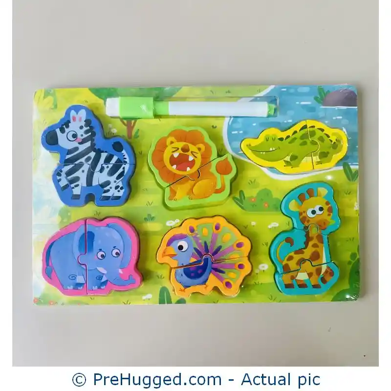 Puzzle Wild Animal Y Medios De Trnsportte