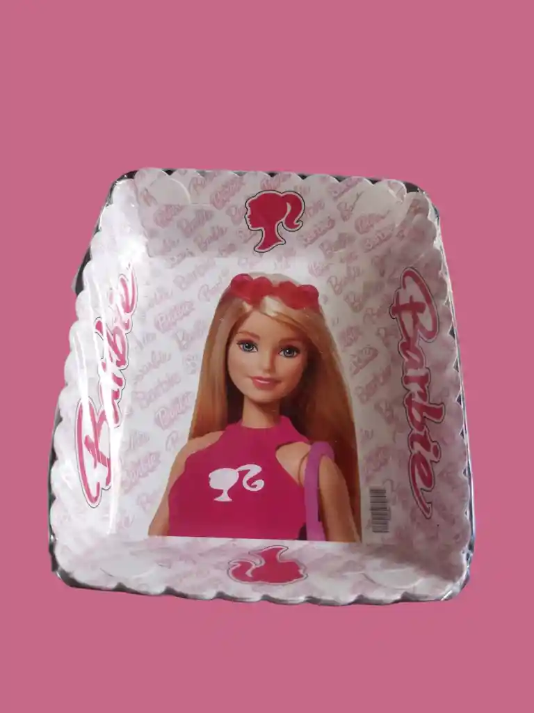 Plato Tortero De La Barbie X 12 Unidades