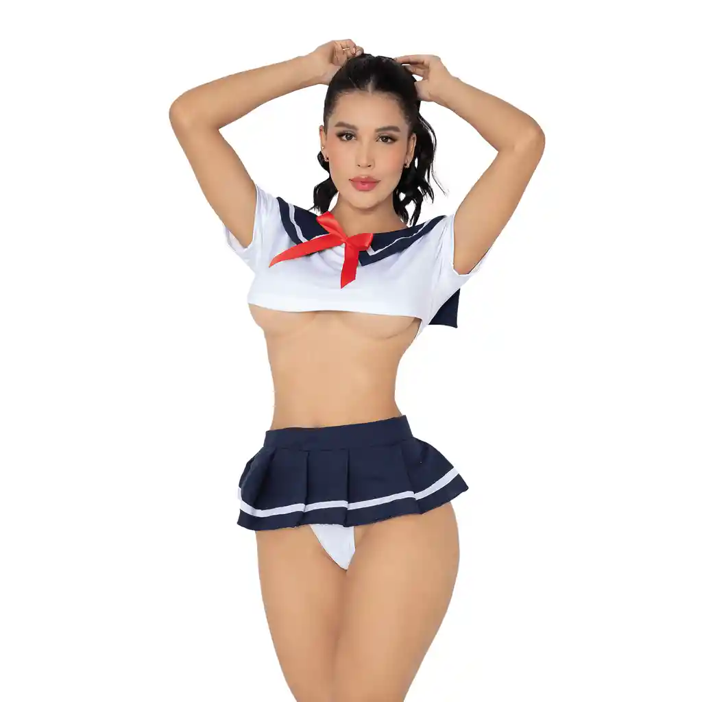 Disfraz Colegiala Japonesa Talla M/l Lerot Japanese Schoolgirl