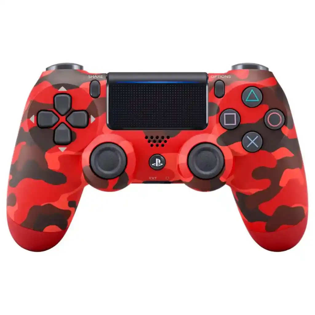 Control Ps4 Camuflado Rojo Aaa