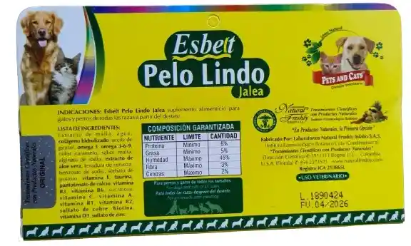 Pelo Lindo En Jalea *30 Gr