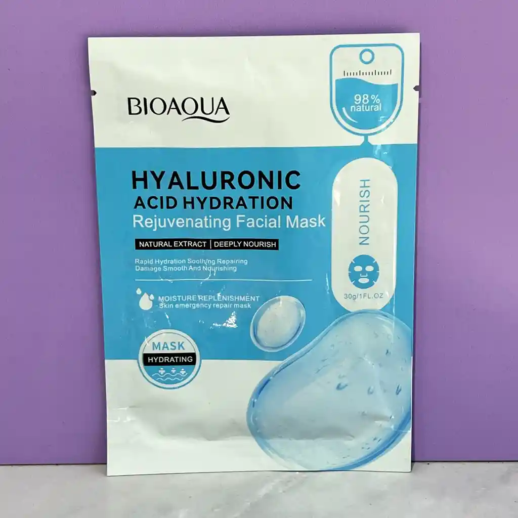 Velo Facial Bioaqua Acido Hialuronico