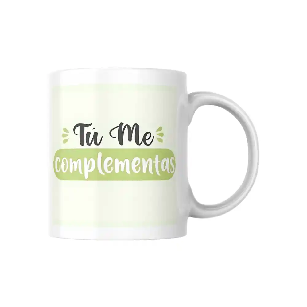 Mug Amor Y Amistad Tú Me Complementas 11 Oz.