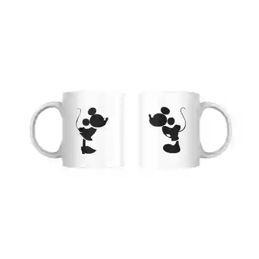 Set Mug Para Parejas Disney X 2. 11 Oz.