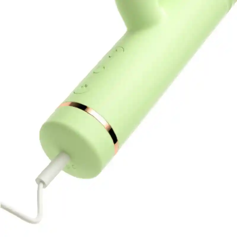 Cactus Vibrador Doble Estimulación Térmico Con Empuje Recargable