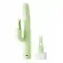 Cactus Vibrador Doble Estimulación Térmico Con Empuje Recargable